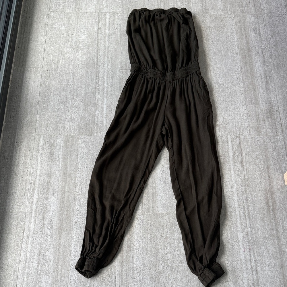 Aritzia olive green jumpsuit XXS | fall chic